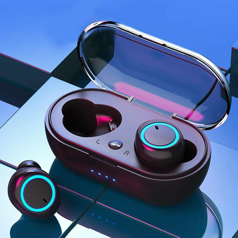 Waterproof Bluetooth 5.0 Wireless Earbuds Headphone Gadgets dealsniper-net