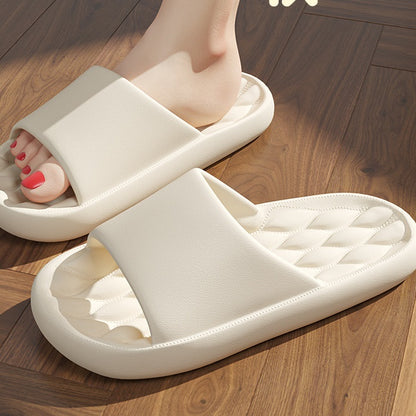 Soft Slippers Summer Floor Bathroom Shoes Women Men Women dealsniper-net White 36and37