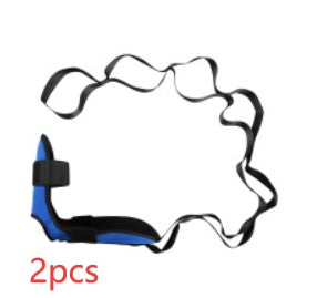 Fitness Yoga Ligament Stretching Belt Foot Rehabilitation Strap Sports Gym From House Blue 2PCS