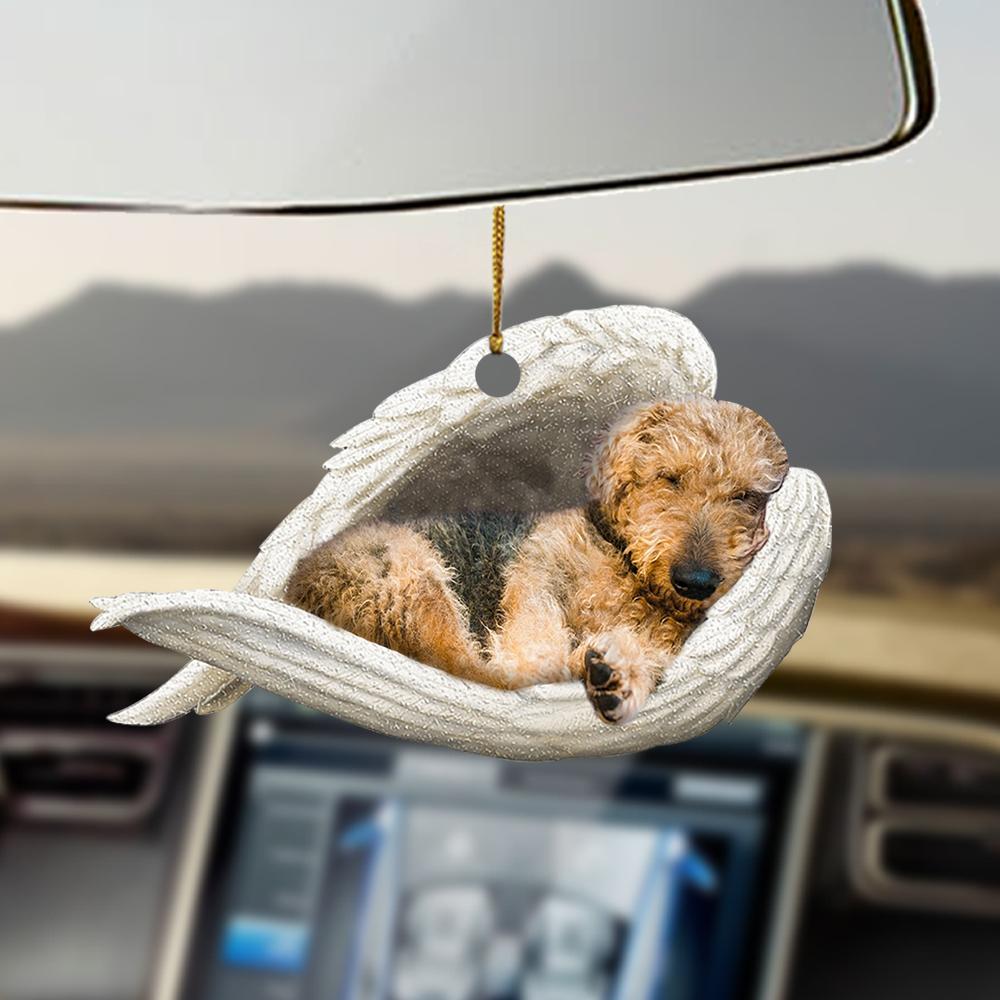 Car Pendant Sleeping Dog Angel Home Decor Acrylic Showcase Hanging Ornaments For Doors Vehicle DealSniper.net