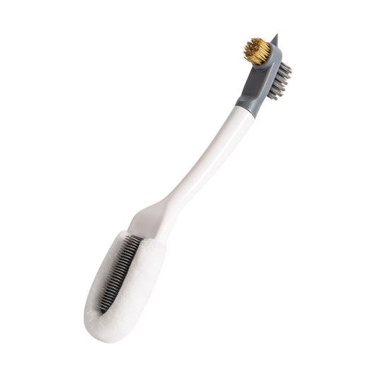 New Multi - Effect One - In - Shoe Brush Soft Hair Wash Small White Shoes House Gym From House White