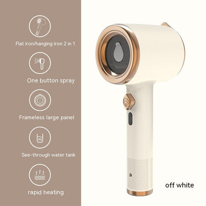 Mini Portable Handheld Garment Steamer Fabric Steam Iron House DealSniper.net Beige Au 1PCS