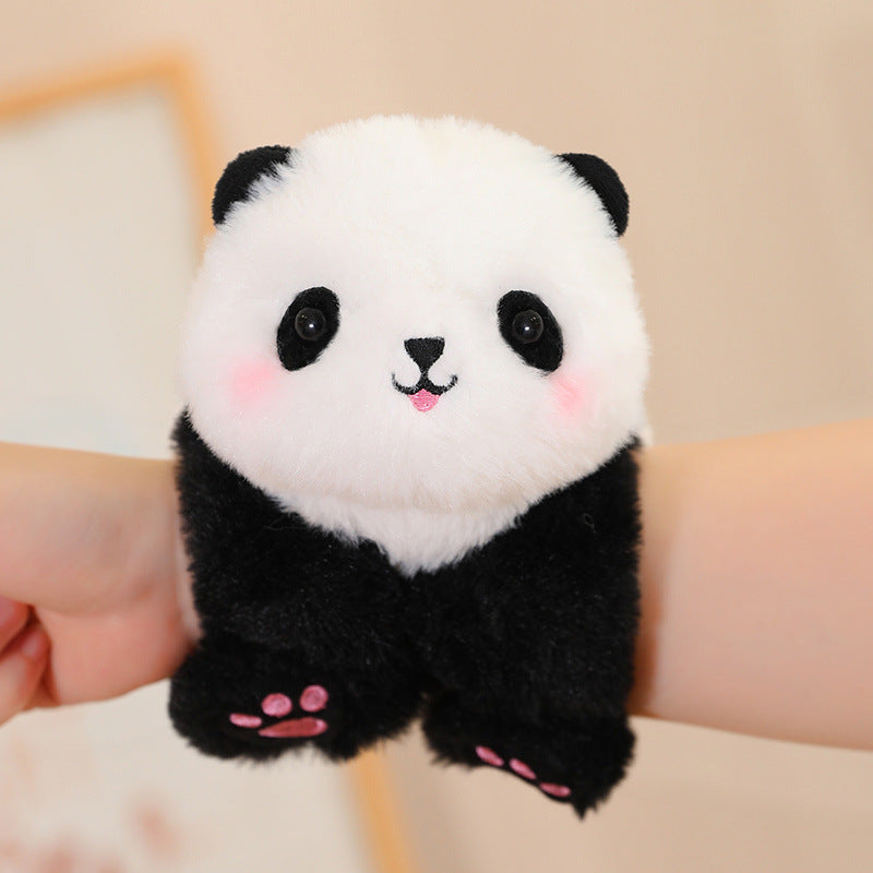 Cartoon Creative Snap Loop Plush Toys Kids DealSniper.net Powder blusher panda 25cm