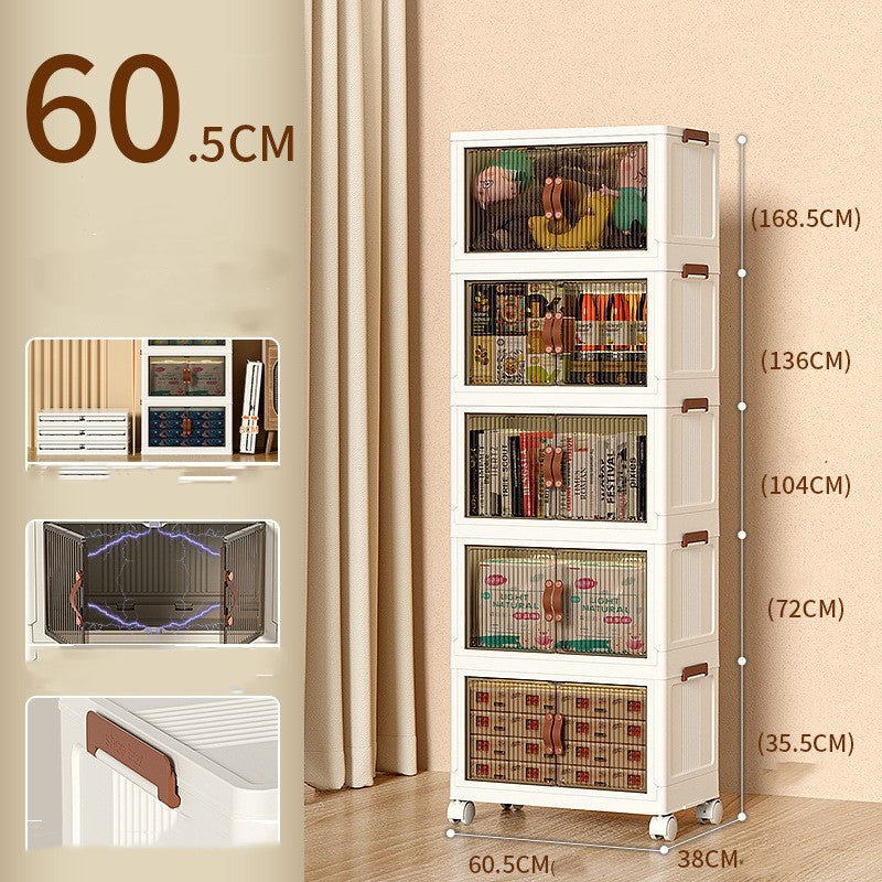 Oversized Storage Box Household Clothing Organizer House dealsniper-net Face width60.5cm Fifth floor