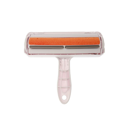Pet Hair Remover Lint Roller Hair Removal Device Clothes Nap Removing Device Deals DealSniper.net Orange opp