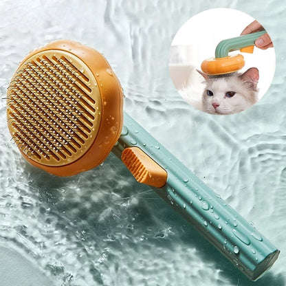 Pumpkin Self Cleaning Slicker Comb For Dog Grooming Brush Pets Gym From House Green