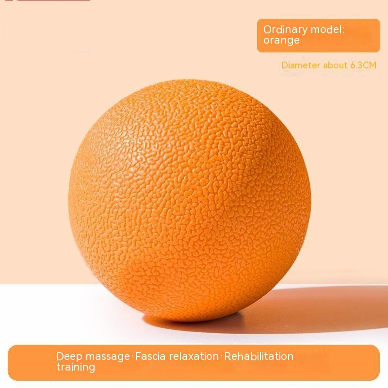 Massage Ball Muscle Relaxation Massage Ball Shoulder, Neck And Foot Health DealSniper.net Orange TPE Solid Massage Ball