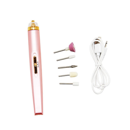 5in1 Manicure Machine Set Electric Nail Drill Polisher Cordless Beauty DealSniper.net