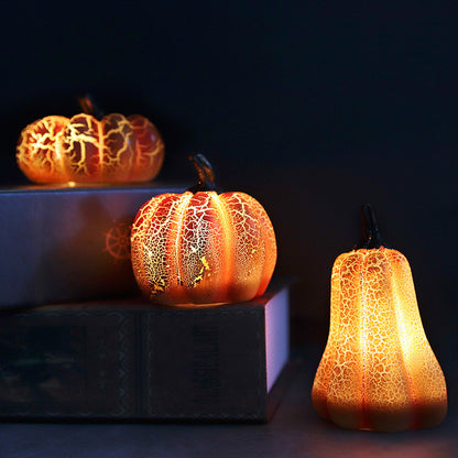 New Halloween Pumpkin Lantern Simulation Pumpkin LED Candle Lamp