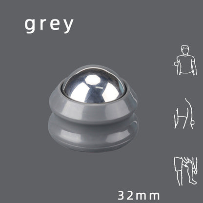 Stainless Steel Ice Applied Cold And Hot Ball Massager Health dealsniper-net 32mm ball gray base