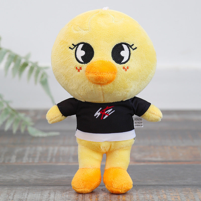 Doll Plush Toy Stray Children Leeknow Hyunjin Gift Kids DealSniper.net Yellow Chicken 20cm