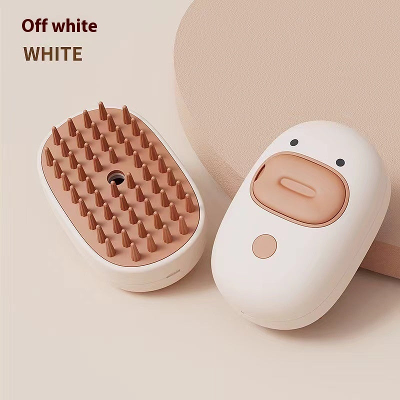 Pet Whale Small Yellow Duck Spray Massage Comb Pets Gym From House Small Yellow Duck White