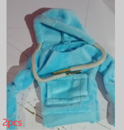 Universal Gear Knob Cover Hoodies Handle Cover Gear Grip Vehicle DealSniper.net Blue 12cm 2PCS