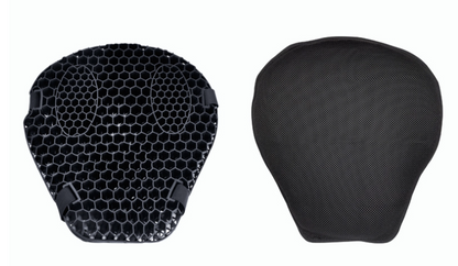 Summer Motorcycle Seat Cushion Air Mesh Fabric Comfort Honeycomb Vehicle DealSniper.net Black Mesh seat cover bag