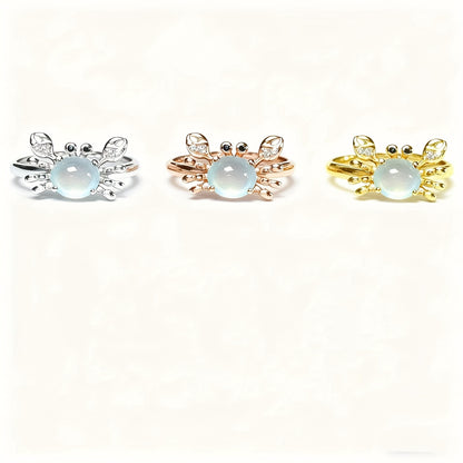 New Arrival Crab Ring For Women New Moonstone Inspired Jewelry Gym From House