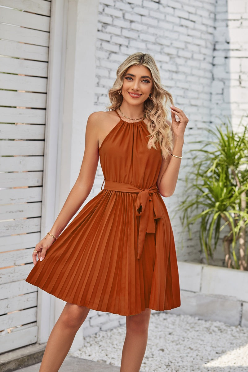 Halter Strapless Dresses For Women Women DealSniper.net Chocolate L