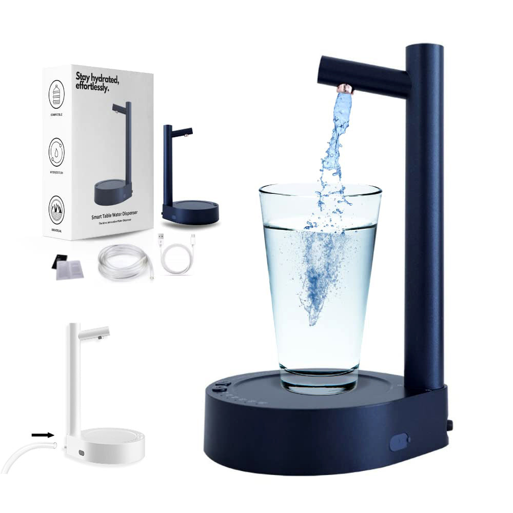 Desk Dispenser Electric Water Gallon Automatic Water Bottle House DealSniper.net Blue with gravity USB