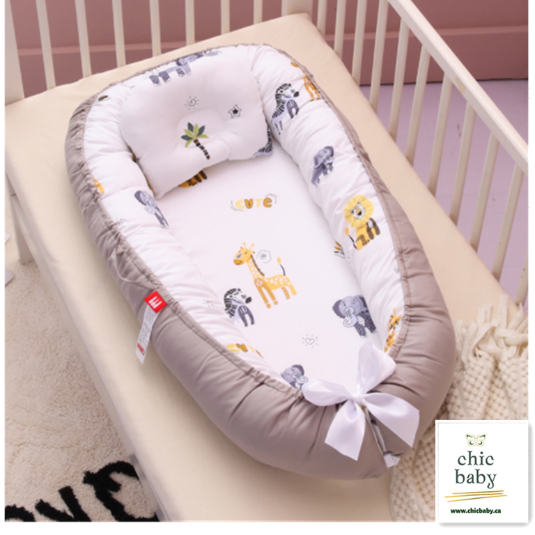 Baby Removable And Washable Bed Crib Portable Crib Travel Bed For Children Infant Kids Cotton Cradle Kids dealsniper-net O 50x85cm