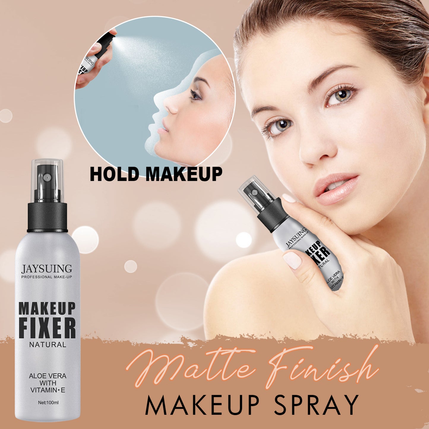 Setting Spray - Waterproof Long-lasting Non-smudging Beauty dealsniper-net