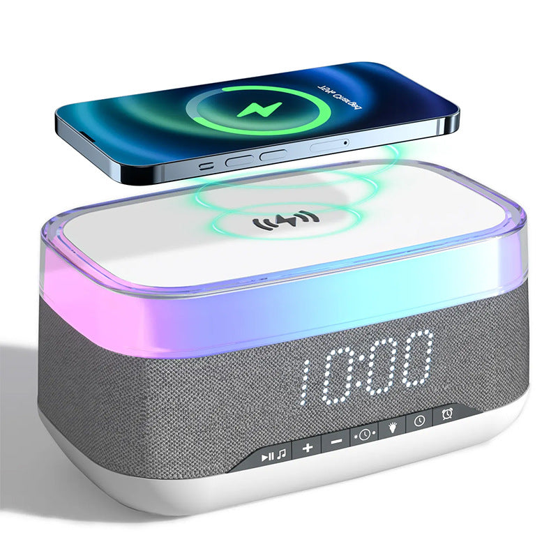 Intelligent Multifunctional Alarm Clock Bluetooth Speaker Home Decor DealSniper.net