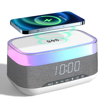Intelligent Multifunctional Alarm Clock Bluetooth Speaker Home Decor DealSniper.net