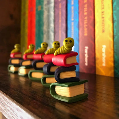 Resin Bookworm Ornaments Home Desktop Decorations Home Decor dealsniper-net