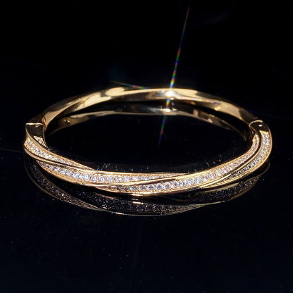 Trendy And Exquisite Fashion Full-Zirconia Women's Bracelet Jewelry Gym From House