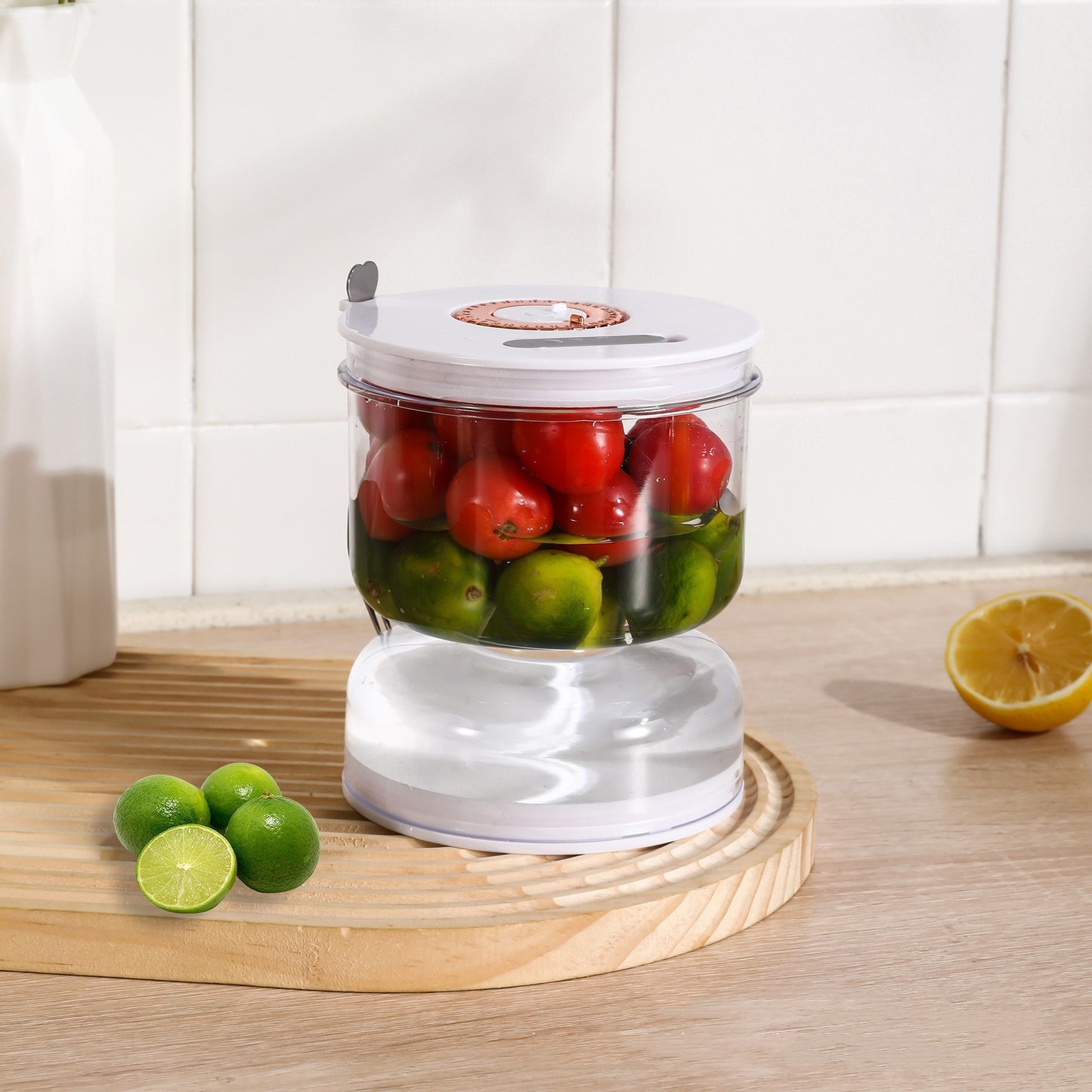 Wet Dry Separation Kimchi Jar Kitchen dealsniper-net New kimchi jar