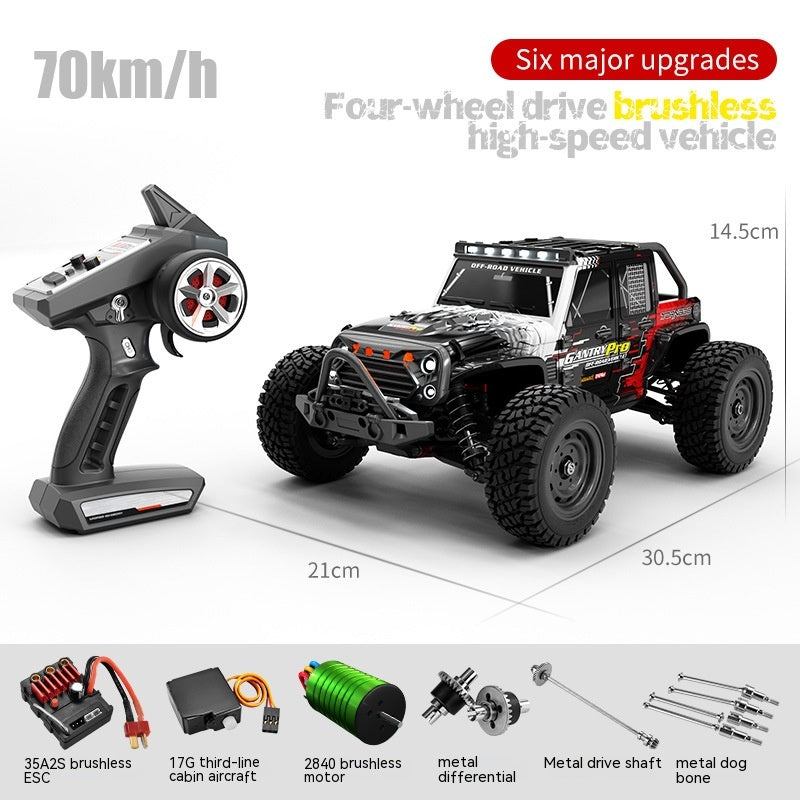 Remote Control Brushless High-speed Off-road Vehicle Model Kids dealsniper-net 16103PRO Red