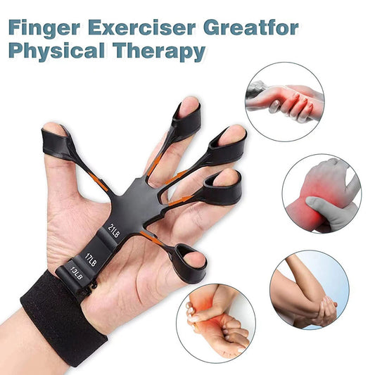 Silicone Grip Device Stretcher Finger Gripper Strength Trainer