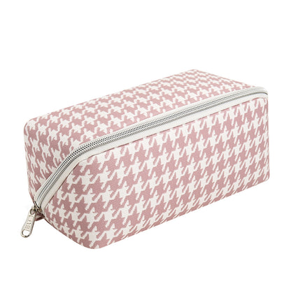 Cute Dog Pets Print Cosmetic Bag Waterproof Makeup Bags Travel Pets DealSniper.net Plover pink