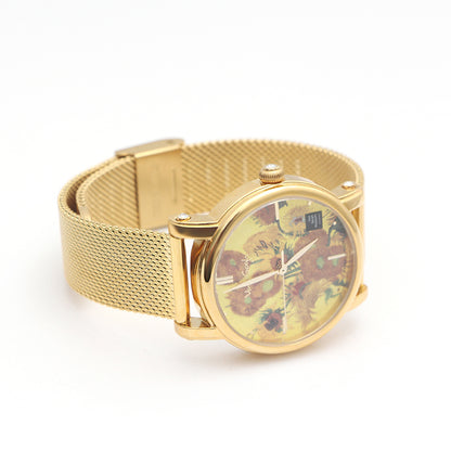 Van Gogh Women's Quartz Watch 3D Printed Oil Painting Jewelry DealSniper.net