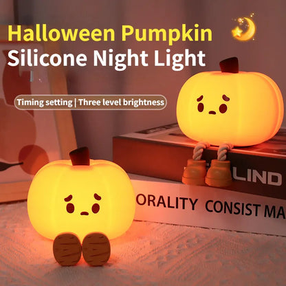 Home Decor Halloween Pumpkin Night Light Dimmable