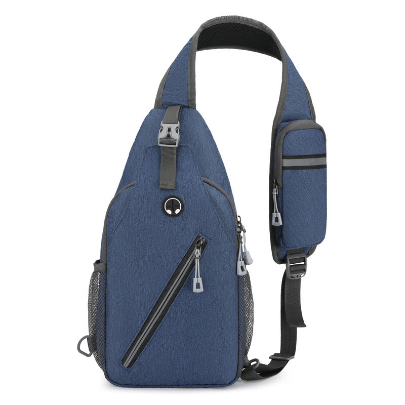 New Multifunctional Men's Shoulder Crossbody Bag Men DealSniper.net Dark Blue