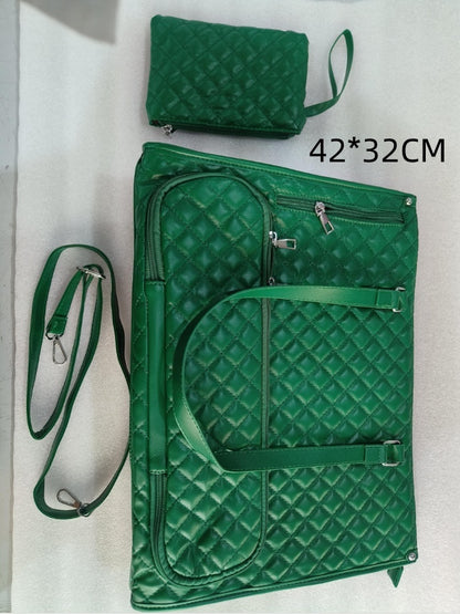 Fashionable Lunch Tote Bag Women's Thermal Insulation Lunch Box Women DealSniper.net Dark Green 36X16X30cm