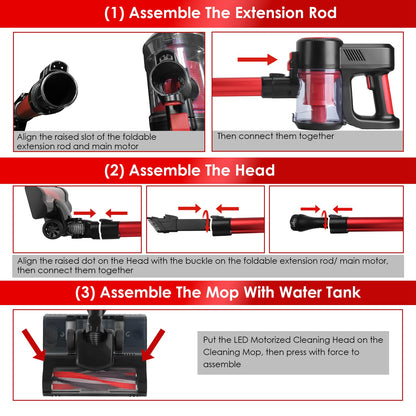 Cordless Vacuum Cleaner Lightweight Handheld Vacuum House Gym From House
