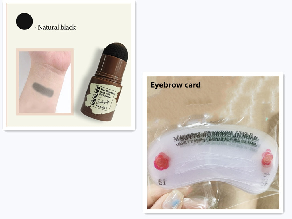 Brow Stamp Shaping Kit Eyebrow Stamp Waterproof Long Lasting Beauty Gym From House B combination