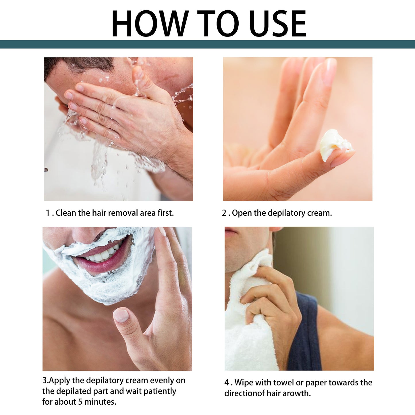 Men's Hair Removal Cream Is Clean And Gentle Men Gym From House