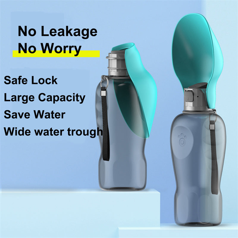 800ml Dogs Water Bottle Portable High Capacity Leakproof Pets dealsniper-net