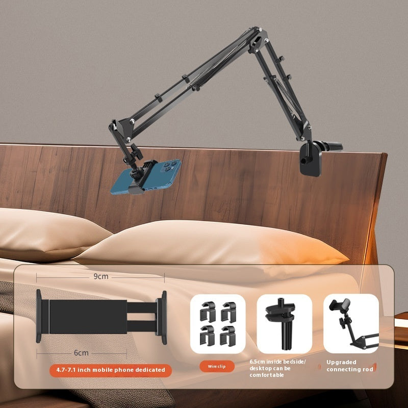 Folding Live Bedside Lazy Phone Holder Electronics dealsniper-net Lazy Base Small Pull Clip