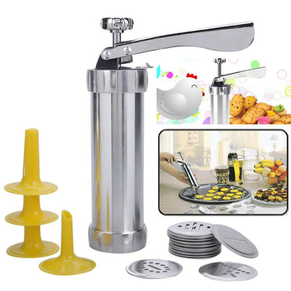 Cookie Press Gun And Icing Set Alloy Churro Kitchen dealsniper-net