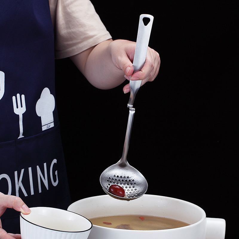 Stainless Steel Wall-mounted Oil Spoon Hot Pot Oil Filter Spoon Kitchen DealSniper.net