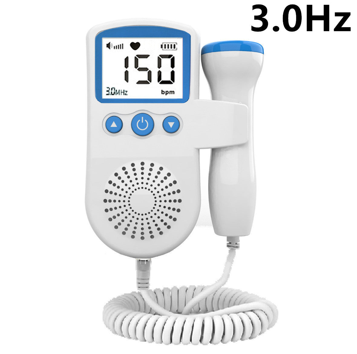 Fetal Heart Rate Monitor Home Pregnancy Detector Health dealsniper-net Blue 3.0Hz