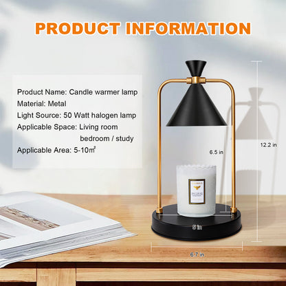 Candle Warmer Lamp With Timer, Dimmable Candle Lamp Home dealsniper-net