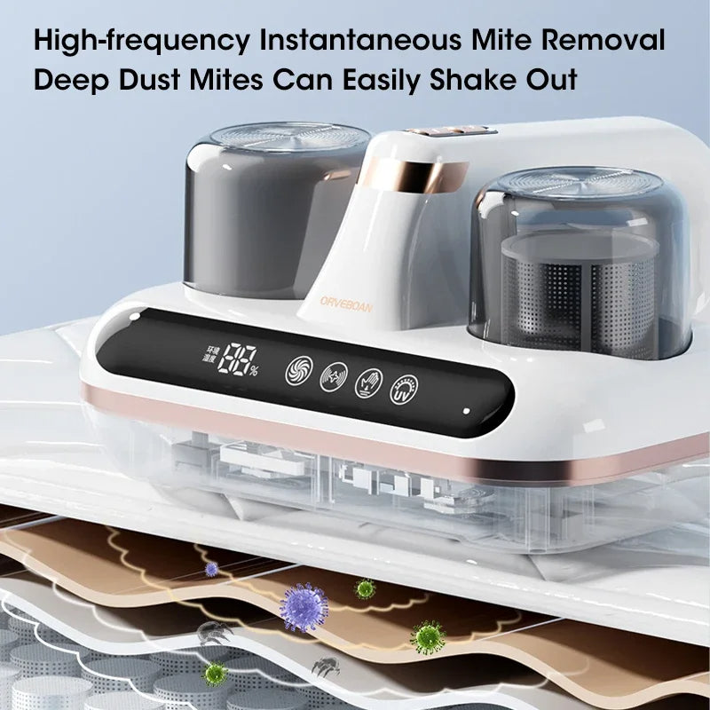 New Mattress Vacuum Mite Remover Cordless Handheld Cleaner House dealsniper-net