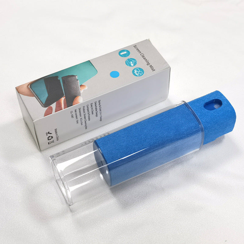 Mobile Phone Screen Cleaner Artifact Storage Integrated Electronics DealSniper.net Sky blue With shell