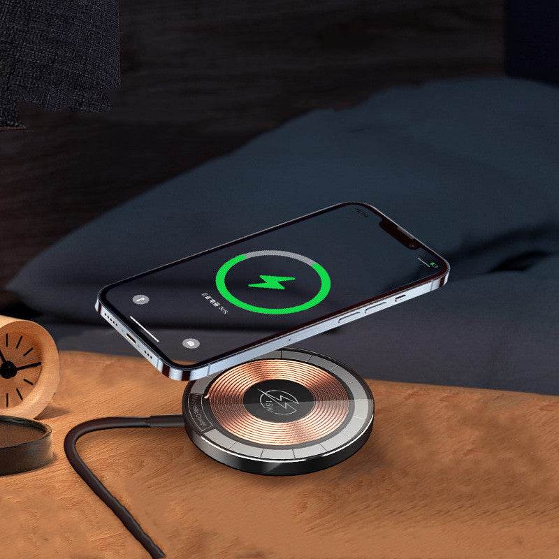 Transparent Magnetic Wireless Charger Phone Electronics Gym From House