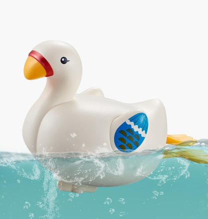 Baby Bath Toys Cute Cartoon Goose Dolphin Swimming Wind-up Kids BlenderJuice.com CJ