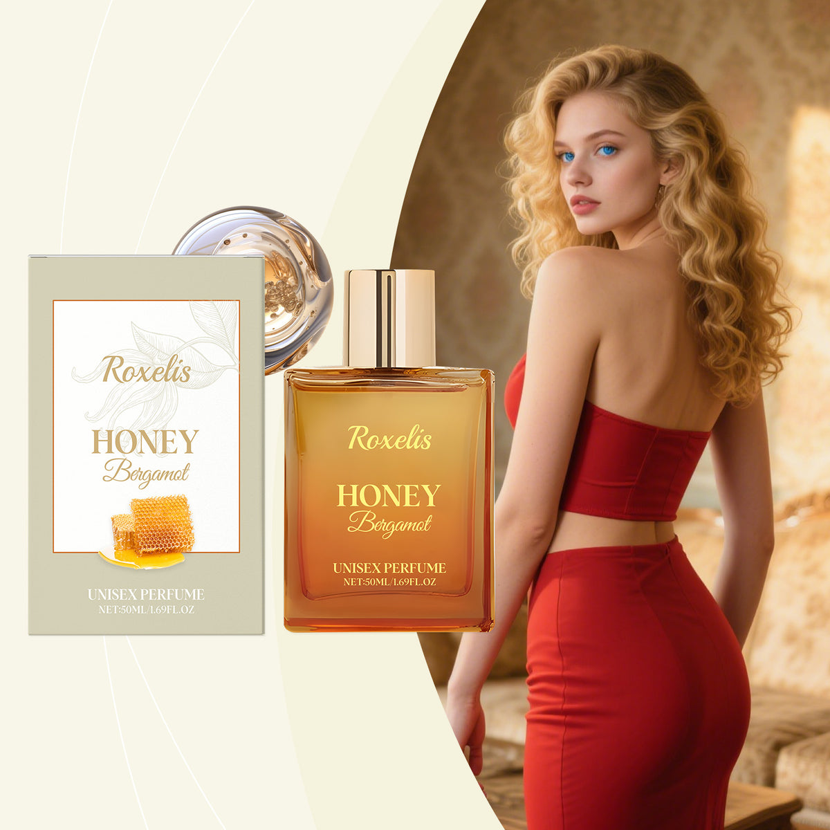 Unisex Honey Bergamot Perfume Long-Lasting Light & Fresh-fragrance Beauty DealSniper.net