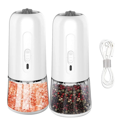 Gravity Pepper Mills Electric Salt And Pepper Grinder Adjustable